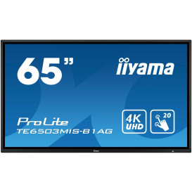 Monitor iiyama ProLite Touch iLFD Android OS TE6503MIS-B1AG X - 64,5"/3840x2160 (4K)/IPS/8 ms/dotykowy/Czarny