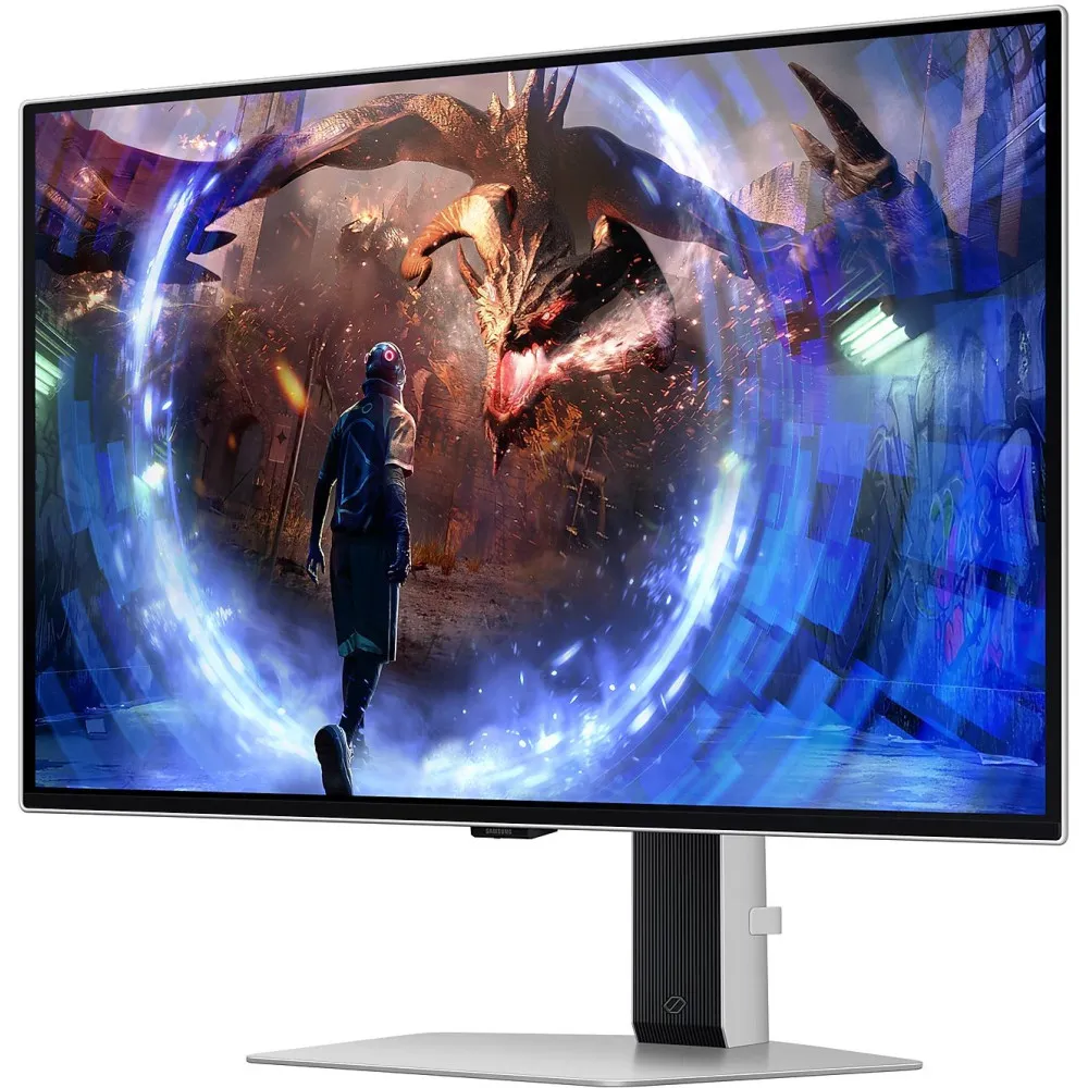 Monitor Samsung Odyssey OLED G6 G60SD LS27DG600SUXEN - 27"/2560x1440 (QHD)/360Hz/OLED/FreeSync/HDR/0,03 ms/pivot/Srebrny - zdjęcie