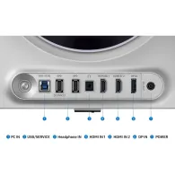 Monitor Samsung Odyssey OLED G6 G60SD LS27DG600SUXEN, 27", 2560x1440 (QHD), 360Hz, OLED, FreeSync, HDR, 0,03 ms, pivot, Srebrny 