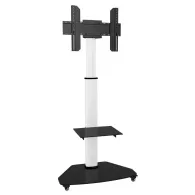 Stojak podłogowy mobilny na monitor Techly 37-70" 108910 - 40 kg/1 półka/Czarny/Szary | Sklep ITnes.pl - IT for BUSINESS