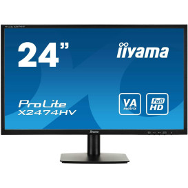 Monitor iiyama ProLite X2474HV-B1 - 23,6"/1920x1080 (Full HD)/75Hz/VA/4 ms