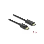 Kabel Delock 82587 DisplayPort 1.1 do HDMI, FHD 60 Hz, 2m, Czarny | Sklep ITnes.pl, IT for BUSINESS