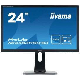 Monitor iiyama ProLite XB2483HSU-B3 C - 23,8"/1920x1080 (Full HD)/75Hz/AMVA/4 ms/pivot/Czarny