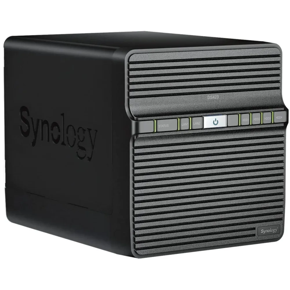 Serwer NAS Synology Desktop Value DS423 - Tower/Realtek RTD1619B/2 GB RAM/4 wnęki/hot-swap/2 lata Carry-in