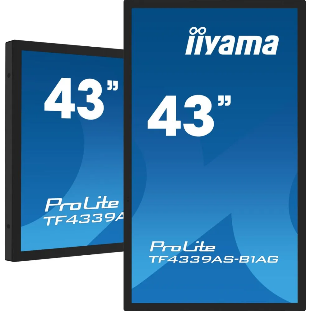 Monitor iiyama ProLite TF4339AS-B1AG - 42,5"/3840x2160 (4K)/60Hz/IPS/8 ms/dotykowy/Czarny - zdjęcie