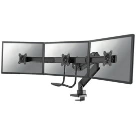 Uchwyt biurkowy do monitorów Neomounts by NewStar 17-24" NM-D775DX3BLACK - 3 monitory, Czarny