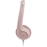 Słuchawki nauszne Logitech H390 981-001281 - Różowe
