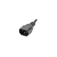 Listwa zasilająca Rack PDU Lanberg PDU-07E-0200-IEC-BK - 1U, 7 gniazd "francuskich" (NF C 61-314), przewód 2m