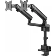 Uchwyt biurkowy na monitory Maclean 17-32" 2 x 8kg MC-812 - Czarny | Sklep ITnes.pl - IT for BUSINESS