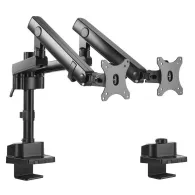 Uchwyt biurkowy na monitory Maclean 17-32" 2 x 8kg MC-812 - Czarny | Sklep ITnes.pl - IT for BUSINESS