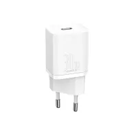 Ładowarka sieciowa Baseus Super Si Quick Charger 1C CCSUP-J02 - USB-C, 30W, PD 3.0, QC 3.0, Biała