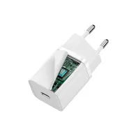 Ładowarka sieciowa Baseus Super Si Quick Charger 1C CCSUP-J02 - USB-C, 30W, PD 3.0, QC 3.0, Biała