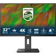 Monitor Philips 32B1U3900/00, 31,5", 3840x2160 (4K), 60Hz, VA, 4 ms, pivot, USB-C, Czarny | Sklep ITnes.pl, IT for BUSINESS