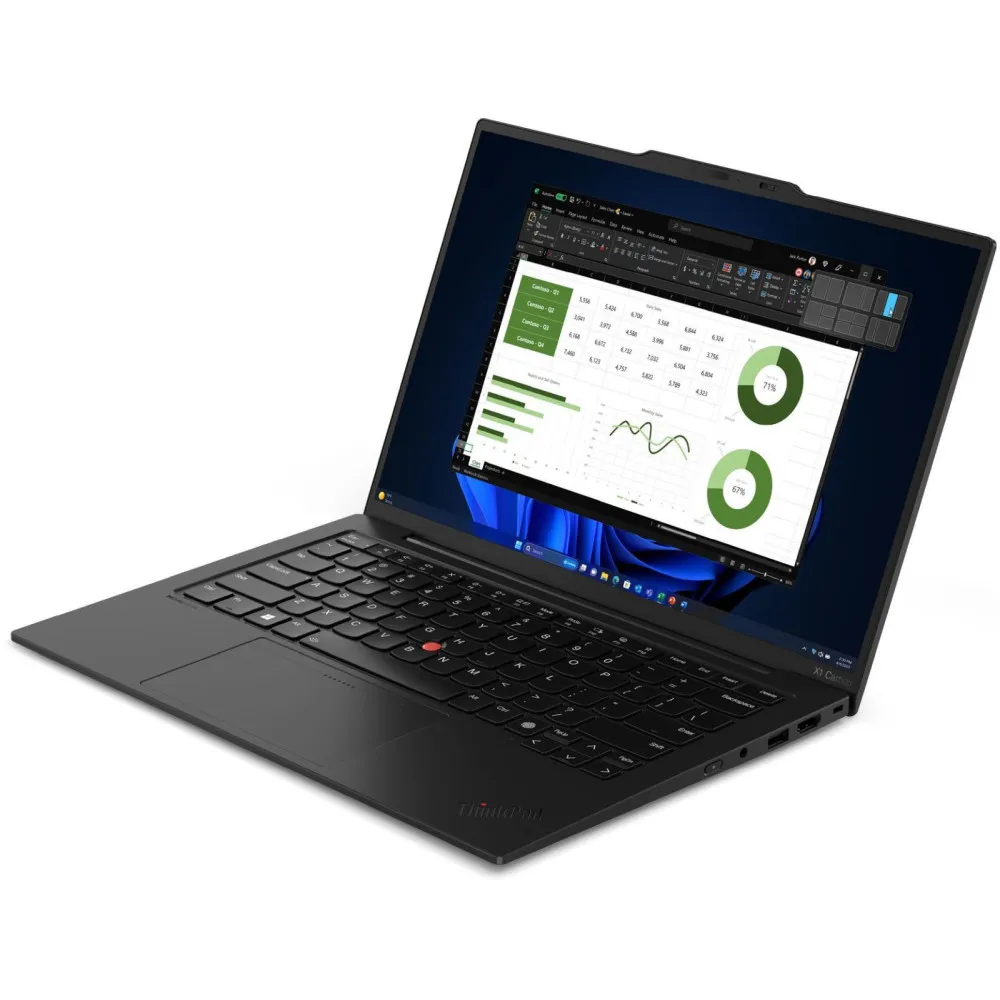 Laptop Lenovo ThinkPad X1 Carbon Gen 12 21KC5OVQ1PB - Core Ultra 5 125U/14" WUXGA IPS/RAM 16GB/SSD 1TB/Modem LTE/Windows 11 Pro