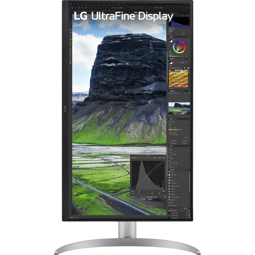 Zdjęcie produktu Monitor LG UltraFine 27UQ850V-W 27UQ850V-W.AEU - 27"/3840x2160 (4K)/60Hz/IPS/FreeSync/HDR/5 ms/pivot/Biały
