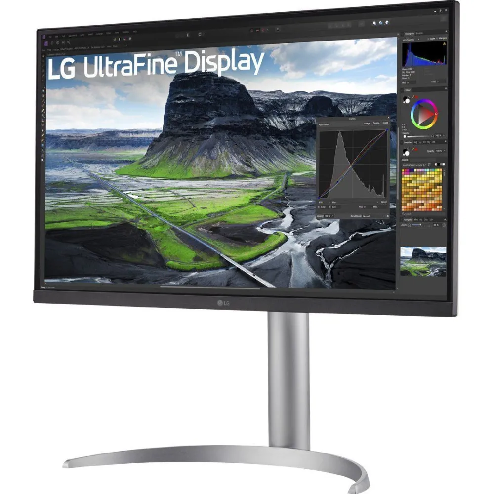 Monitor LG UltraFine 27UQ850V-W 27UQ850V-W.AEU - 27"/3840x2160 (4K)/60Hz/IPS/FreeSync/HDR/5 ms/pivot/Biały