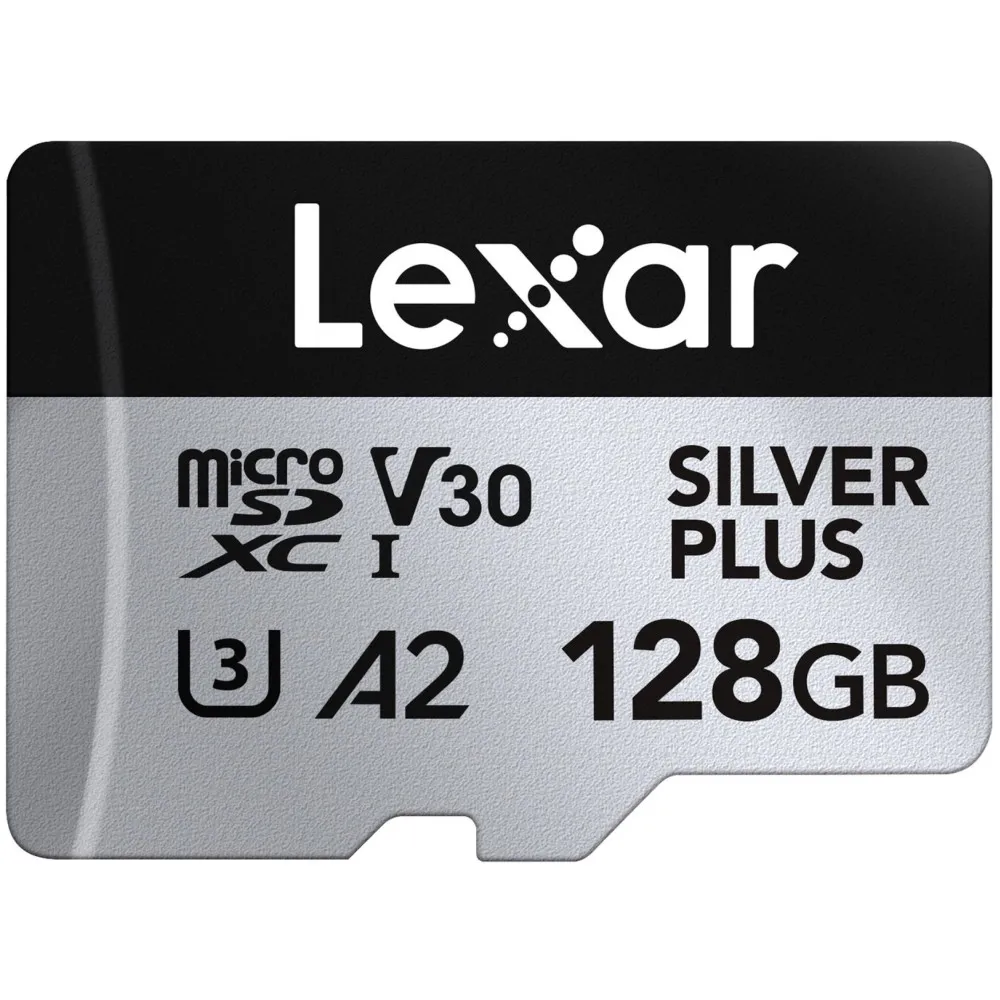 Karta pamięci Lexar microSDXC 2x 128 GB Professional SILVER PLUS LMSSIPL128G-B2ANG - 205|150MB|s, UHS-I, C10, A2, V30, U3