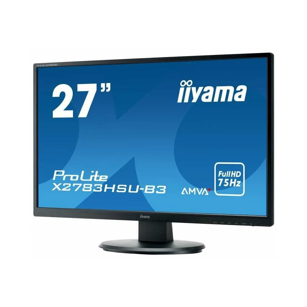 Zdjęcie produktu Monitor iiyama X2783HSU-B3 - 27"/1920x1080 (Full HD)/75Hz/AMVA+/4 ms/Czarny