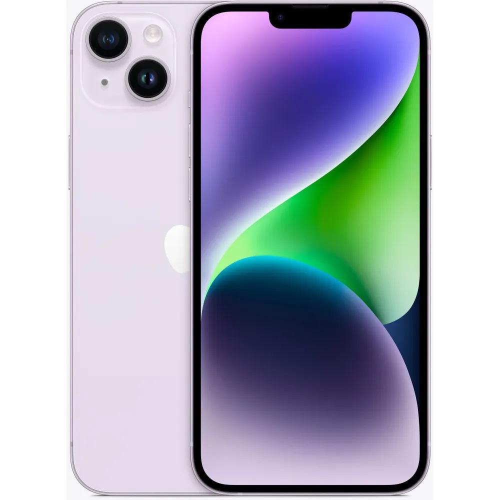 Smartfon Apple iPhone 14 Plus MQ503HX/A, A15 Bionic, 6,7" 2778x1284, 128GB, 6GB, 5G, Fioletowy, 12+12Mpix, iOS, 1 rok Carry-in |