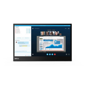 Monitor Lenovo ThinkVision M14 61DDUAR6EU - 14"/1920x1080 (Full HD)/60Hz/IPS/6 ms/USB-C/Czarny