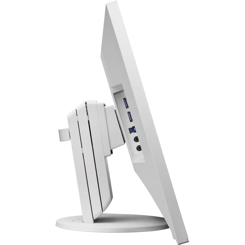 Monitor EIZO FlexScan EV2456-WT - 24"/1920x1200 (WUXGA)/76Hz/16:10/IPS/5 ms/pivot/Czarno-biały - zdjęcie