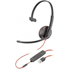 Słuchawki nauszne Plantronics Blackwire 3215 USB-A 209746-22 - Czarne