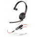 Słuchawki nauszne Plantronics Blackwire 5210 USB-C 207587-01 - Czarne