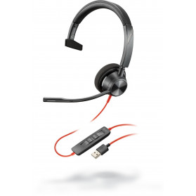 Słuchawki nauszne Plantronics Blackwire 3315 USB-A 214014-01 - zdjęcie poglądowe 1