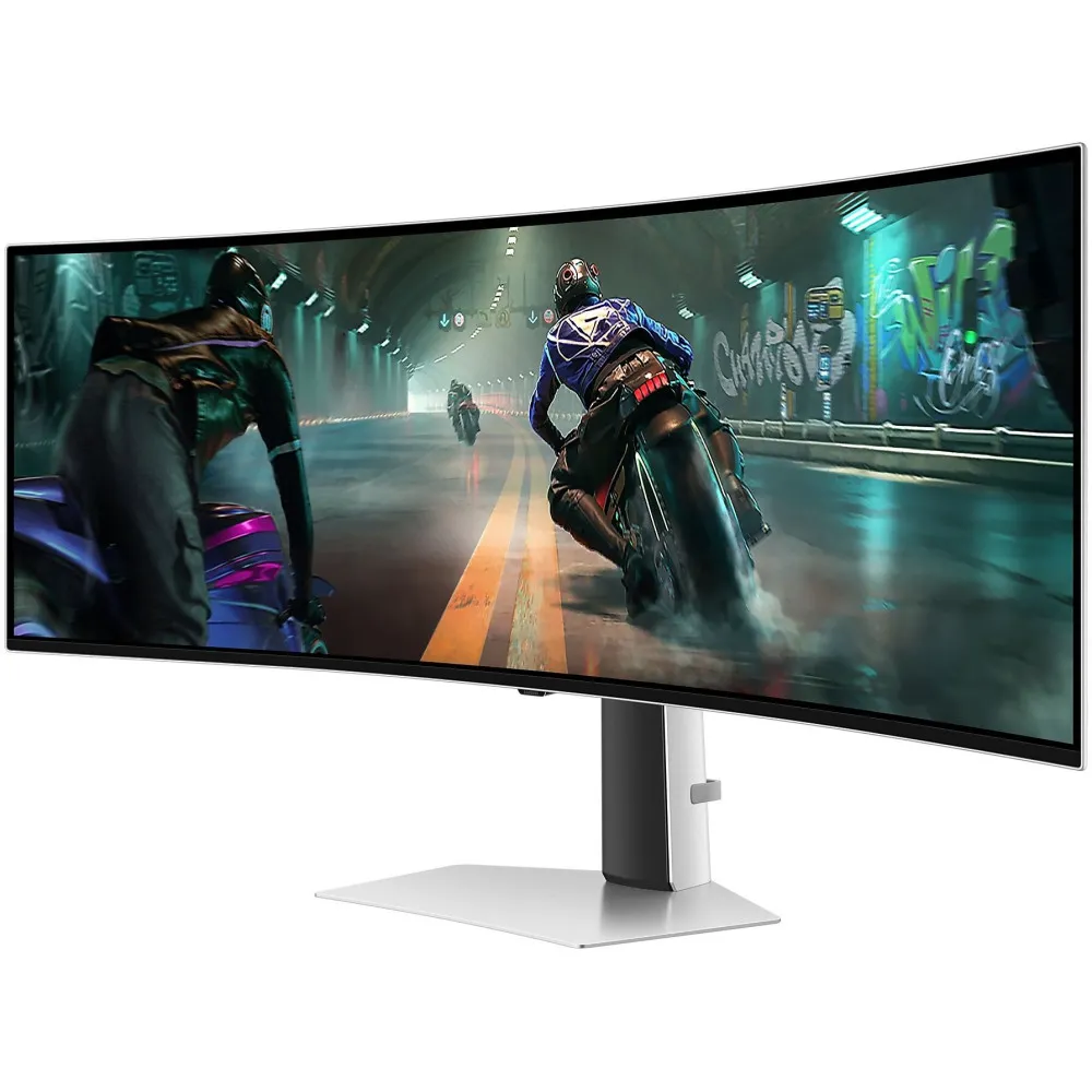 Monitor Samsung Odyssey OLED G9 G91SD LS49DG910SUXEN - 49"/5120x1440/144Hz/32:9/zakrzywiony/OLED/FreeSync/0,03 ms/Biały