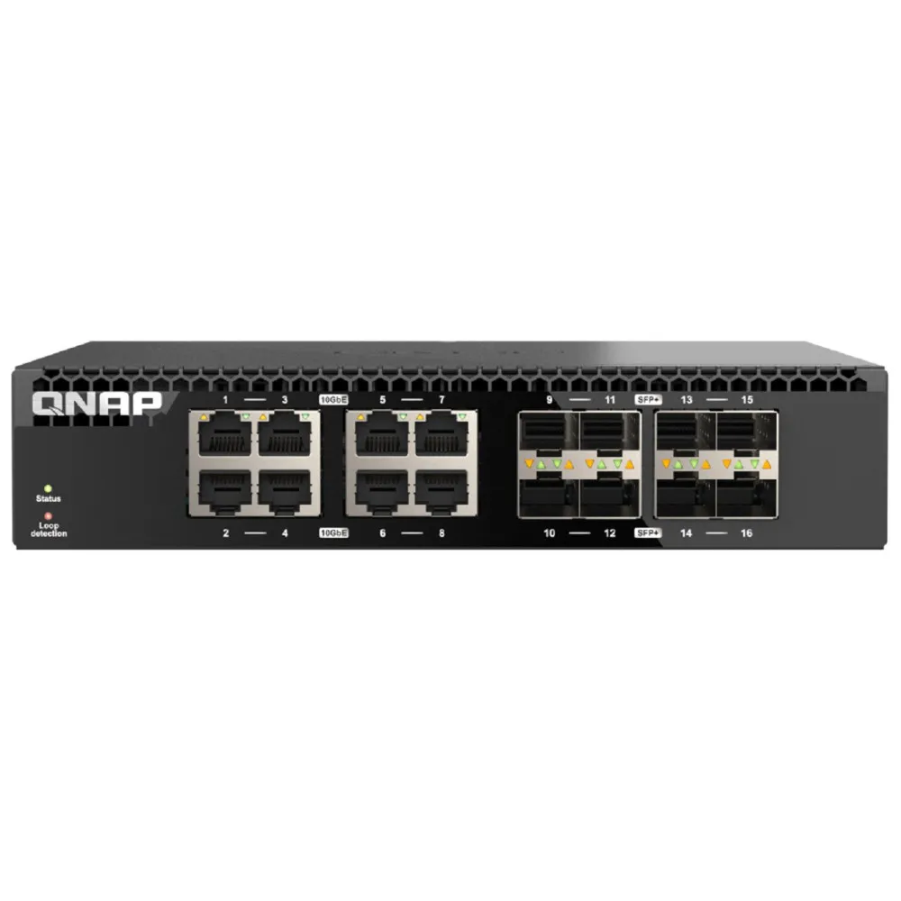 Switch niezarządzalny QNAP QSW-3216R-8S8T, 8x 10GbE RJ45, 8x 10GbE SFP+ | Sklep ITnes.pl, IT for BUSINESS Switch niezarządzalny QNAP QSW-3216R-8S8T, 8x 10GbE RJ45, 8x 10GbE SFP+ | Sklep ITnes.pl, IT for BUSINESS