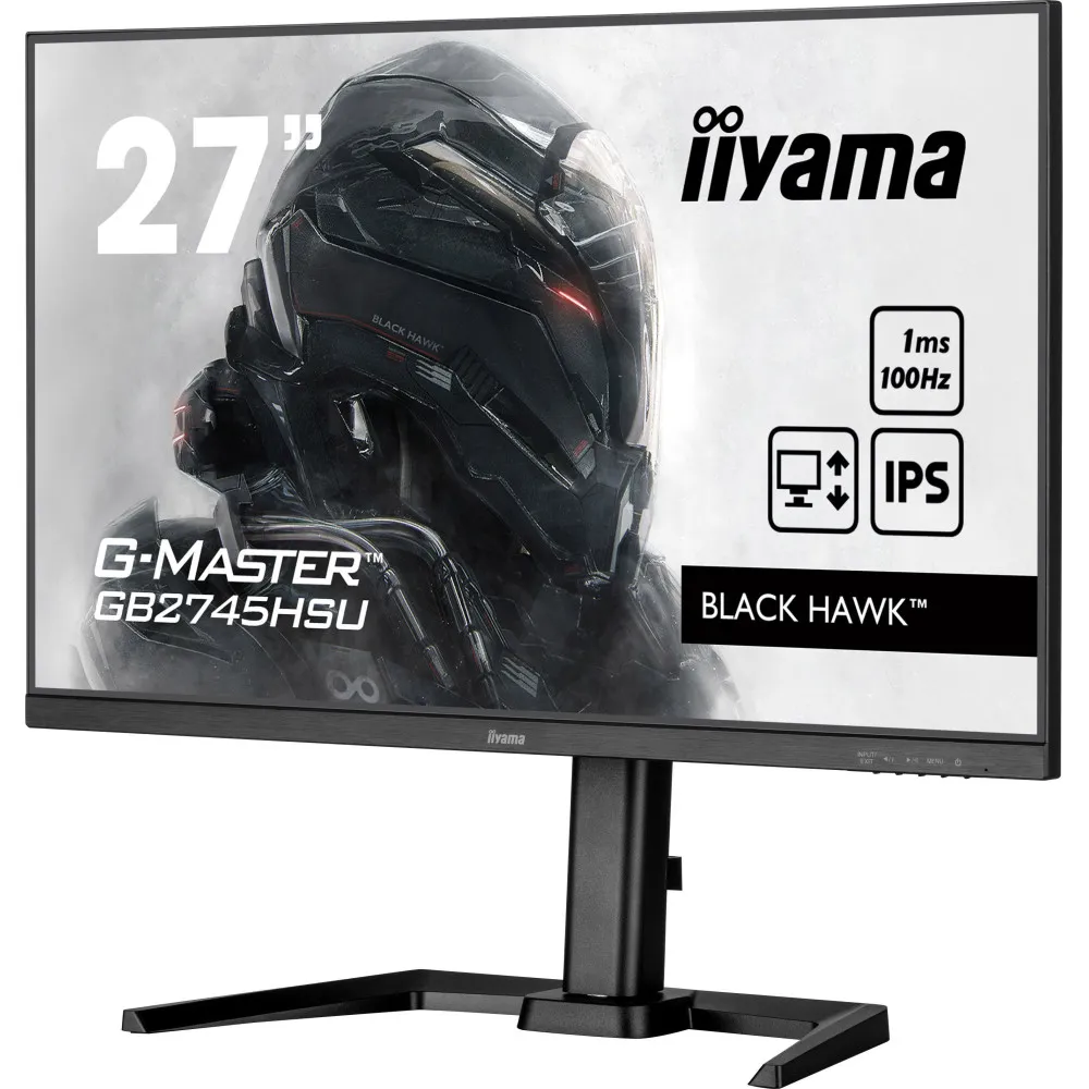 Monitor iiyama G-MASTER GB2745HSU-B2 - 27"/1920x1080 (Full HD)/100Hz/IPS/1 ms/pivot/Czarny - zdjęcie