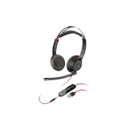 Zestaw słuchawkowy Poly Blackwire 5220 Stereo USB-A Headset (Bulk) 80R97A6