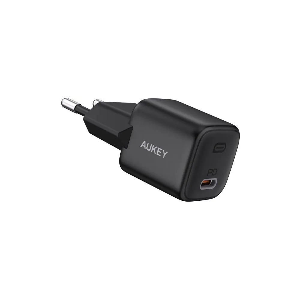 Ładowarka sieciowa AUKEY Omnia Mini USB-C 20W PA-B1 BLACK - Power Delivery 20W, Czarna