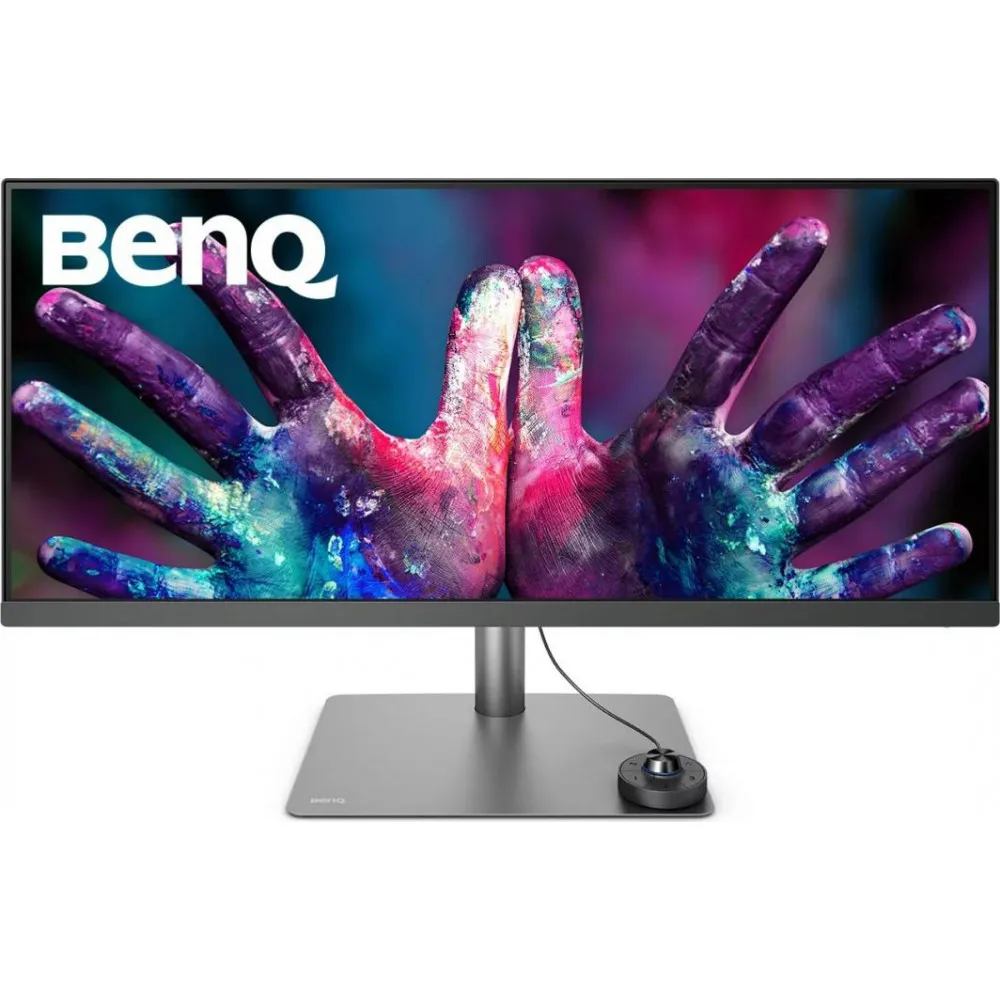 Monitor Benq DesignVue PD3420Q 9H.LJHLB.QPE, 34", 3440x1440 (UWQHD), 60Hz, 21:9, IPS, 5 ms, USB-C, Czarno-stalowy | Sklep ITnes.