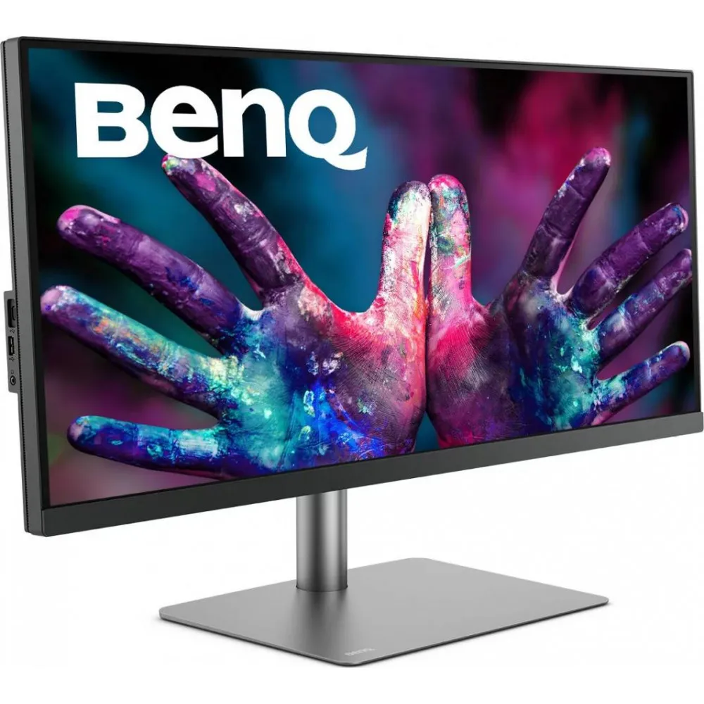 Monitor Benq DesignVue PD3420Q 9H.LJHLB.QPE - 34"/3440x1440 (UWQHD)/60Hz/21:9/IPS/5 ms/USB-C/Czarno-stalowy