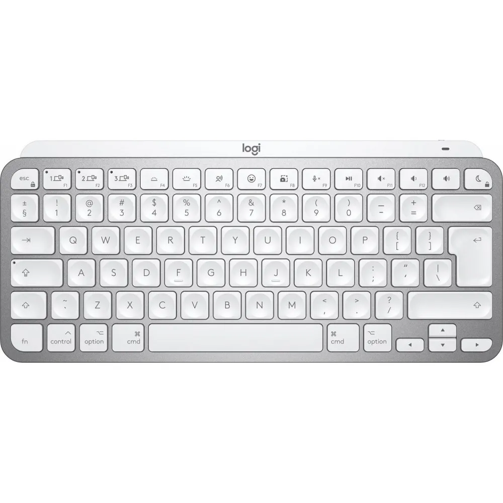 Klawiatura bezprzewodowa Logitech MX Keys Mini for Mac 920-010526 - Biała, Kolor srebrny - 920-010526 | Sklep ITnes.pl - IT for 