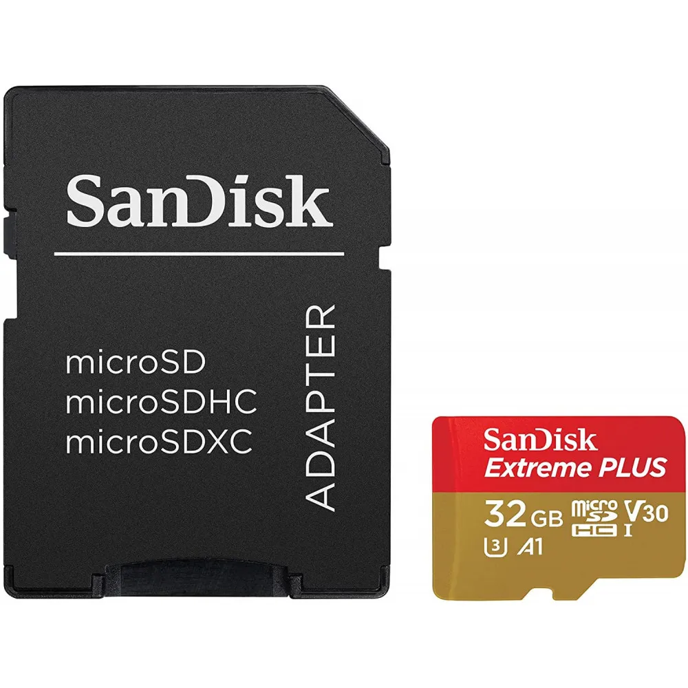 Karta Pamięci SanDisk microSDHC 32GB SDSQXBG-032G-GN6MA - Kolor złoty, Czerwony | Sklep ITnes.pl - IT for BUSINESS