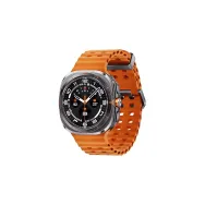 Smartwatch Samsung Galaxy Watch Ultra SM-L705FDAAEUE - 47 mm, LTE, Szary tytan, Marine Band pomarańczowy, S|M|L