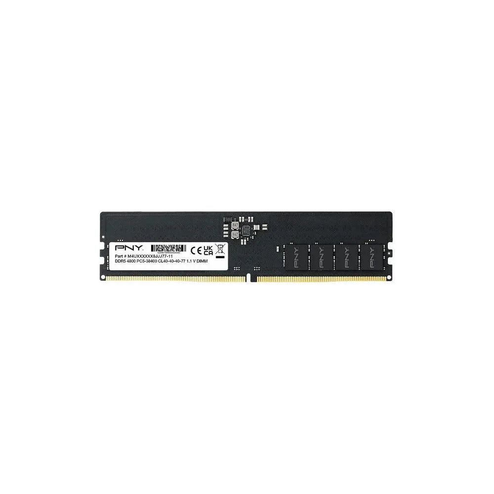 Pamięć RAM 1x16GB UDIMM DDR5 PNY MD16GSD54800-TB - zdjęcie poglądowe 1