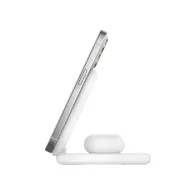 Ładowarka indukcyjna Belkin BoostCharge 2-in-1 Magnetic Foldable Wireless Charger with Qi2 15W WIZ028VFWH - Biała