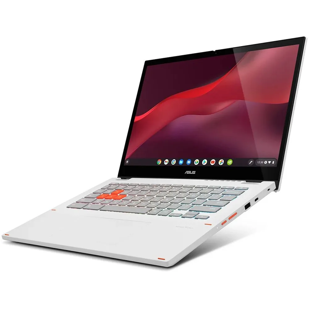 Laptop ASUS Chromebook Vibe Flip CX3401 CX3401FBA-N90389 - i5-1235U/14" WUXGA MT/RAM 16GB/SSD 256GB/Biały/ChromeOS/3 lata OS - zdjęcie