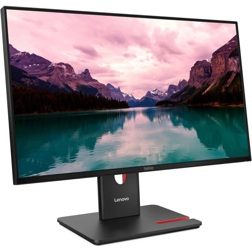 Monitor Lenovo ThinkVision T24-40 64A4MATXEU - 23,8"/1920x1080 (Full HD)/48Hz-120Hz/IPS/6 ms/pivot/USB-C/Czarny - zdjęcie