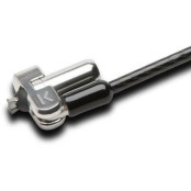 Linka zabezpieczająca Dell N17 461-AAFD - Czarna, Kolor srebrny, 1,4 m, Noble Wedge Lock, Zamek kluczykowy