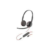 Zestaw słuchawkowy Poly Blackwire C3225 Stereo USB-C Headset (Bulk) 80S04A6