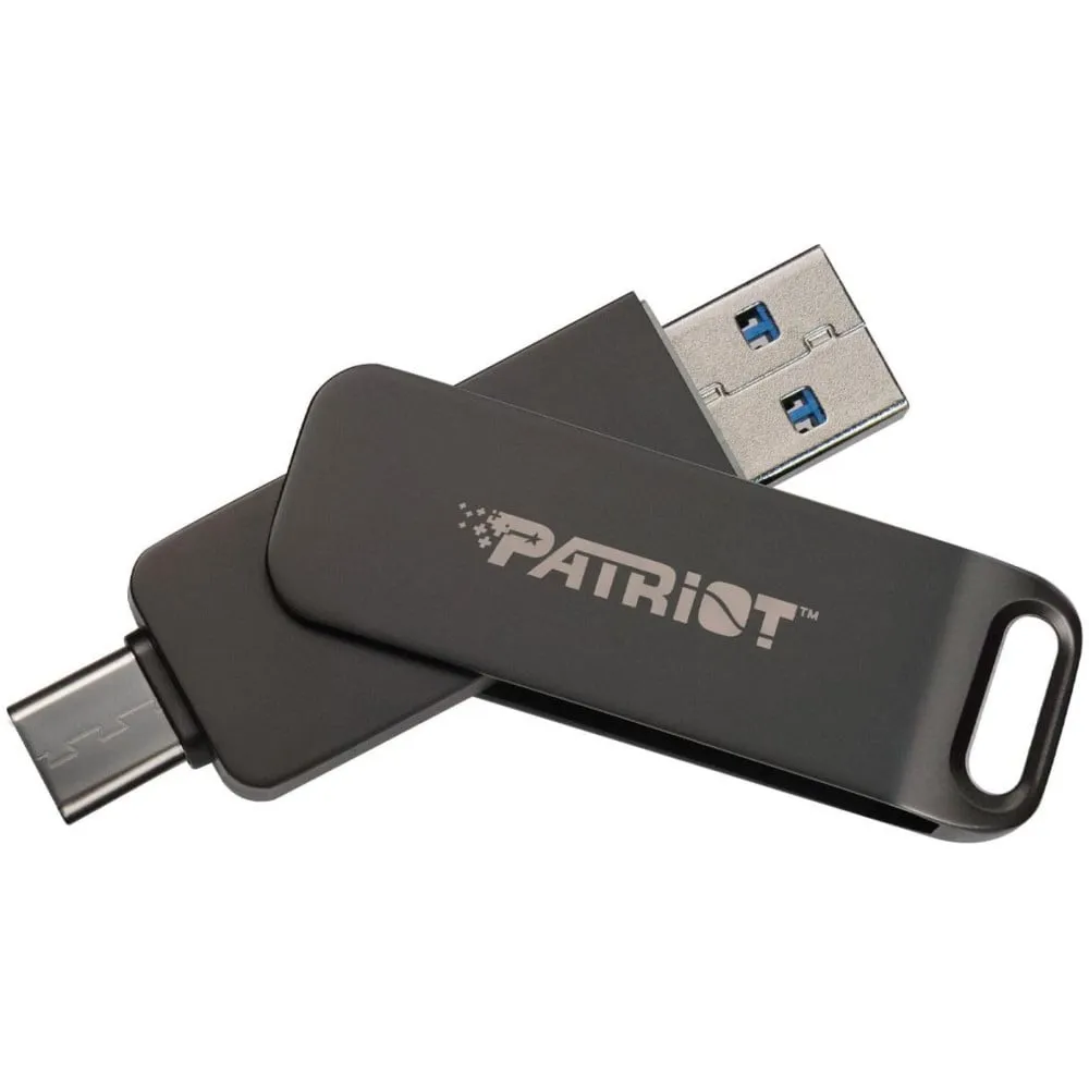 Pendrive Patriot Rage R550 256GB USB-C/USB-A PE256GR550DSAD - 100 MB/s, Czarny