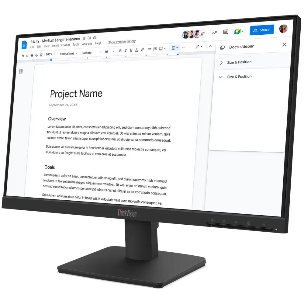 Zdjęcie monitora Lenovo ThinkVision S22-4e 64CBKAT6EU