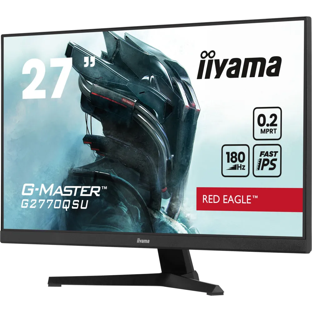 Zdjęcie produktu Monitor iiyama G-MASTER G2770QSU-B6 - 27"/2560x1440 (QHD)/180Hz/IPS/0,200 ms/Czarny