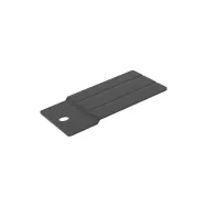 Uchwyty mocujące do listwy Acar W0009 - 2 sztuki, Czarne | Sklep ITnes.pl - IT for BUSINESS