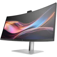 Monitor HP S7 Pro 734pm 8K157A5, 34", 3440x1440 (UWQHD), 120Hz, 21:9, zakrzywiony, IPS, HDR, 5 ms, kamera, Czarno-srebrny | Skle