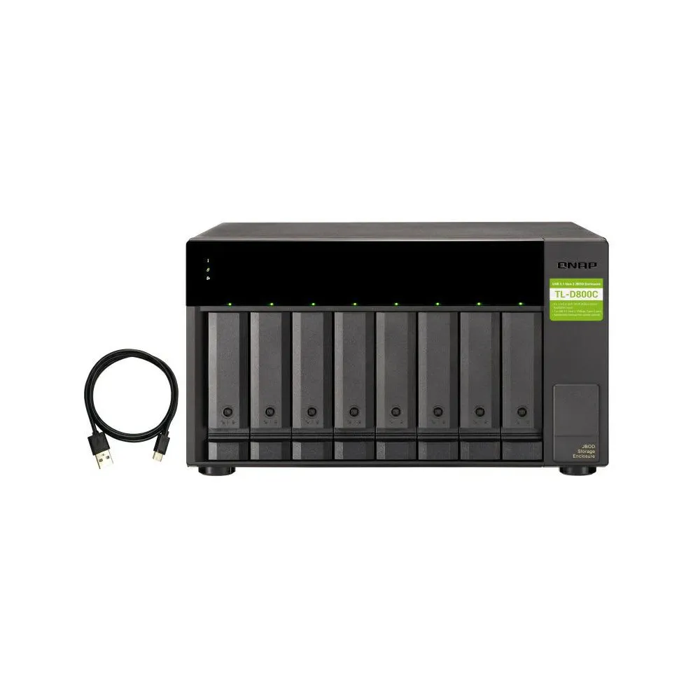 Moduł rozszerzający QNAP TL-D800C, 1x USB-C, Tower, 8 wnęk, 250W | Sklep ITnes.pl, IT for BUSINESS Moduł rozszerzający QNAP TL-D800C, 1x USB-C, Tower, 8 wnęk, 250W | Sklep ITnes.pl, IT for BUSINESS